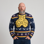 Jingle Balls Sweater - Navy