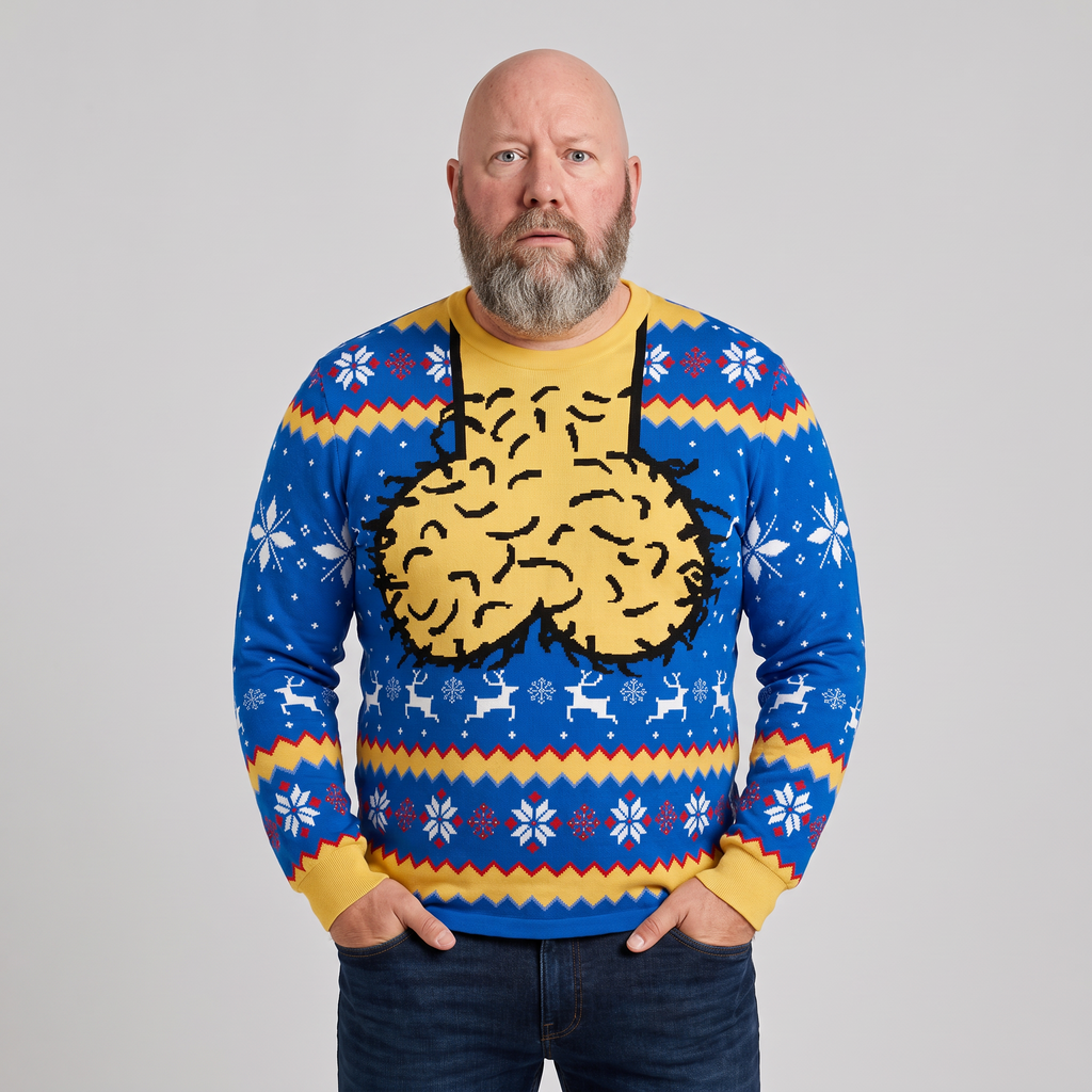 Jingle Balls Sweater - Blue